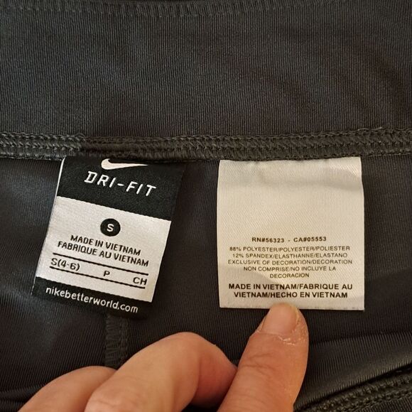 NIke Dri-Fit black capri leggings size small - Picture 2 of 4